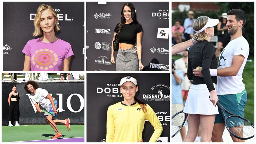 Djokovič či Rybakynová proti hercom, hudobníkom...