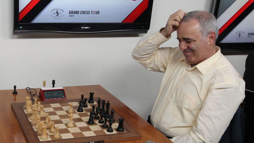 Garry Kasparov, šachovnica