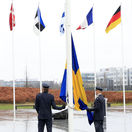 Brusel, vstup švédska do NATO, švédska zástava,