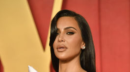 Podnikateľka a superstar Kim Kardashian na párty magazínu Vanity Fair.