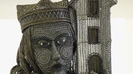 Svätá Barbora z výstavy k storočnici Ladislava...