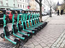 kolobežky, Banská Bystrica