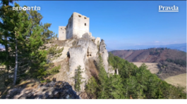 Hrad Lietava, výhľad, mReportér, Žilina