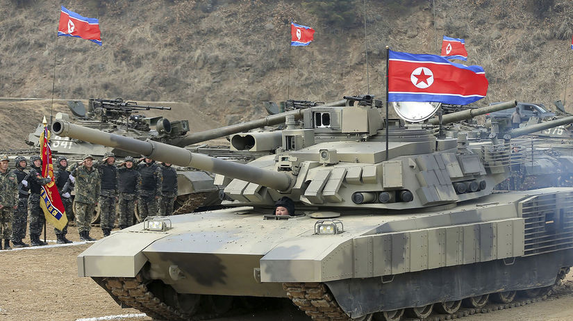 Na snímke poskytnutej severokórejskou vládou...