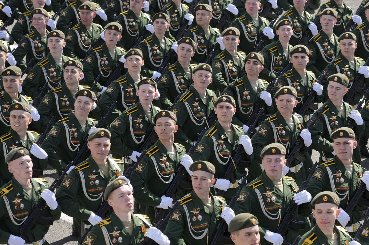 Russia Victory Day Parade ruskí vojaci