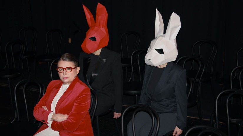 Zuzana Kronerova White Rabbit Red Rabbit
