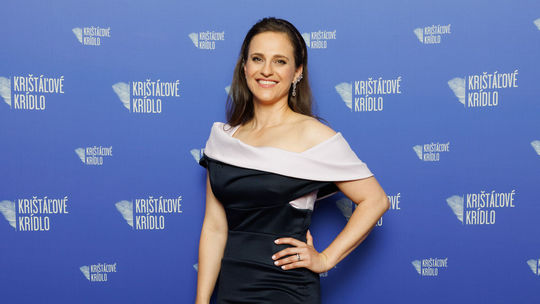 Danka Barteková na podujatí Krištáľové krídlo.