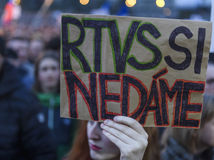 Bratislava protivládny protest rtvs