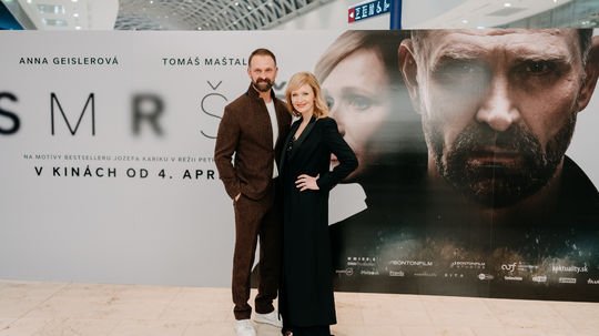 Herec Tomáš Maštalír a herečka Anna Geislerová...