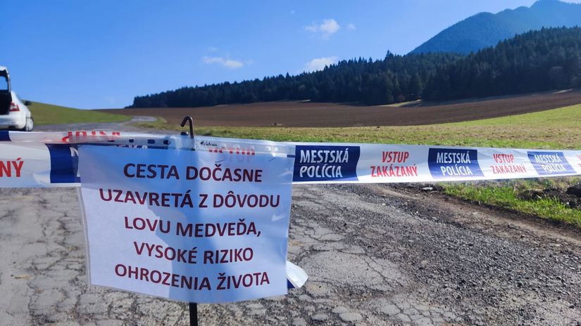 Cesta uzavretá kvôli lovu problémového medveďa,...