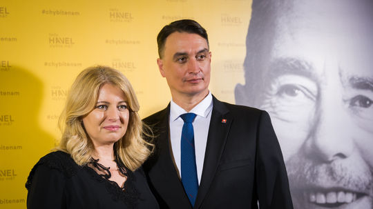 Prezidentka SR Zuzana Čaputová a jej partner...