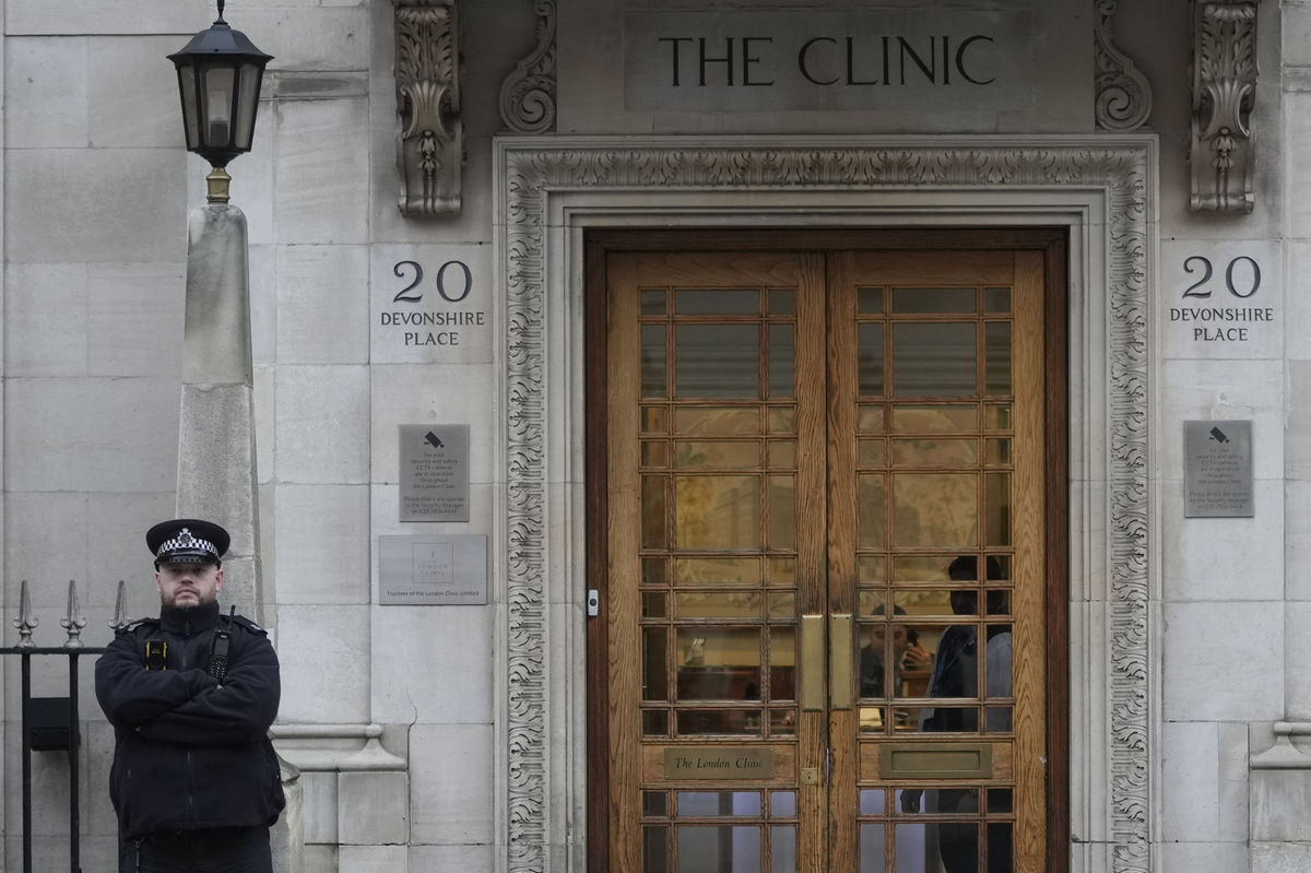 Záber spred priestorov The London Clinic, kde v...