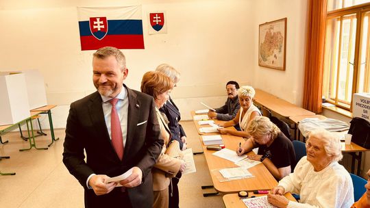 Predseda NR SR a kandidát na prezidenta Peter...