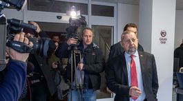 Štefan Harabin na súde v Pezinku.