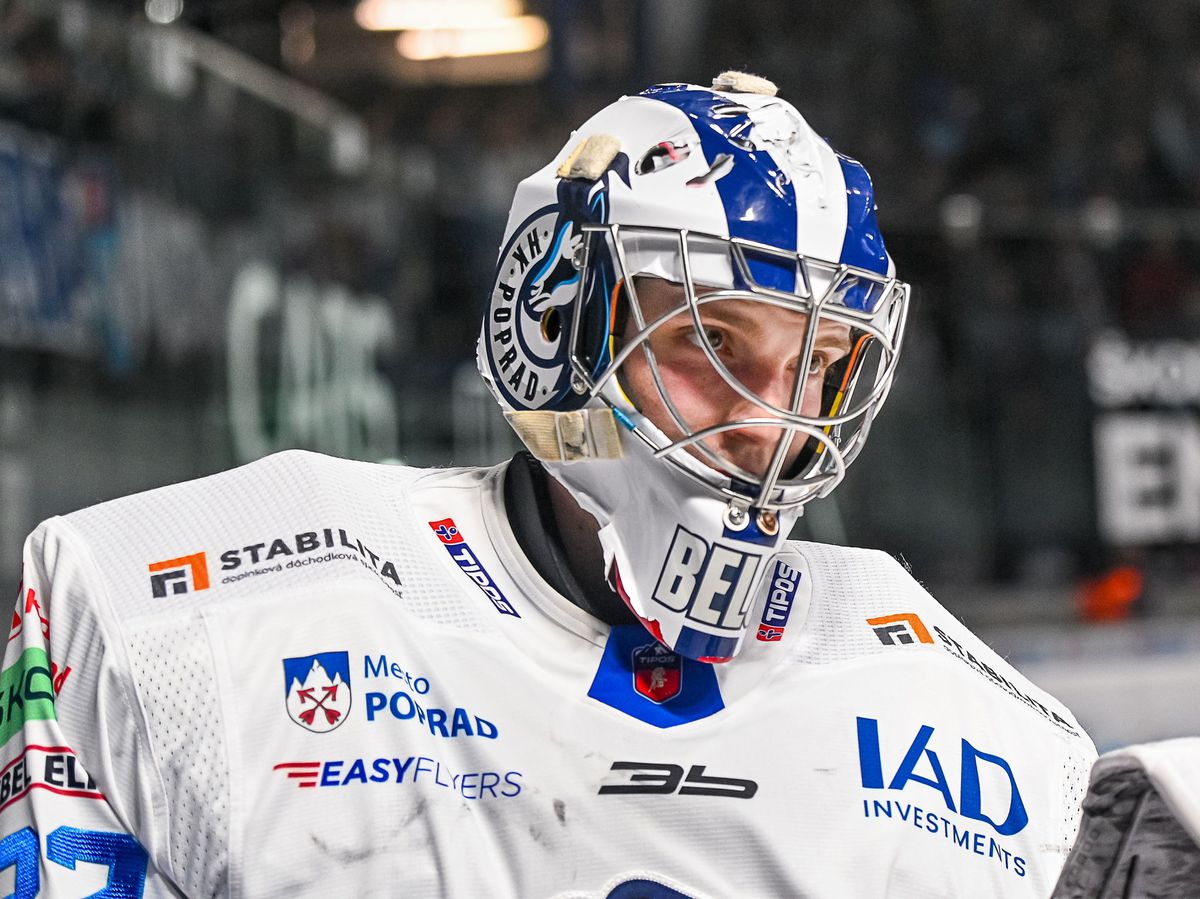 Brankár Popradu Filip Belányi.