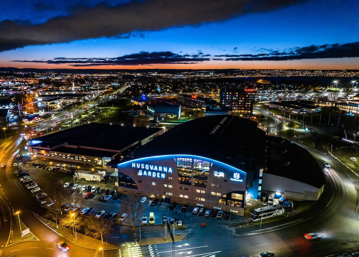 Pohľad na švédsky Jönköping.
