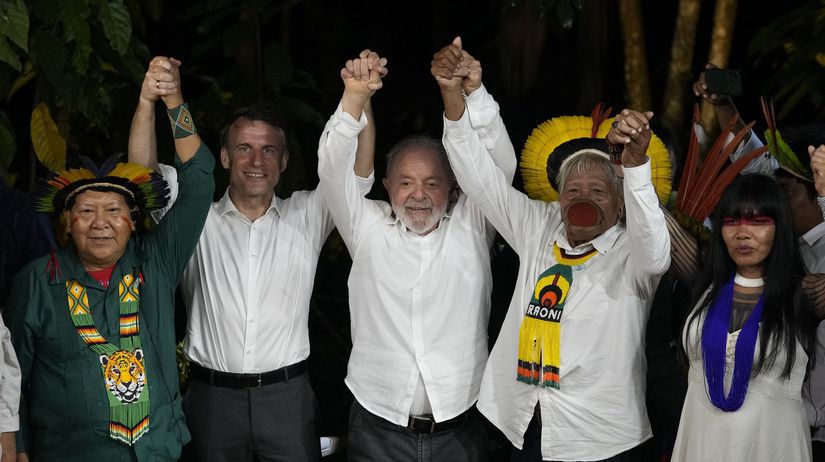 Luiz Inácio Lula da Silva / Emmanuel Macron /