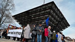 SR Bratislava RTVS protestný pochod BAX