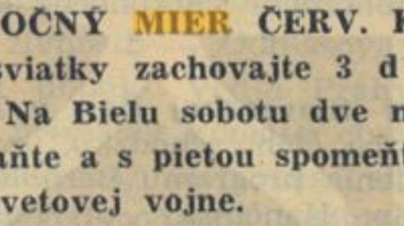 Výzvy pred Veľkou nocou v slovenskej tlači