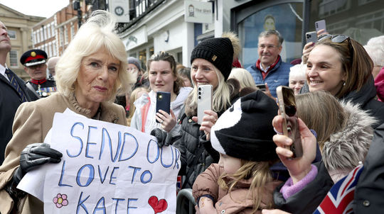 Kráľovná Camiilla navštívila mesto Shrewsbury...