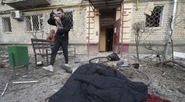 Ruské bombardovanie, vojna na Ukrajine, Charkov