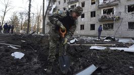 Ruské bombardovanie, vojna na Ukrajine, Charkov