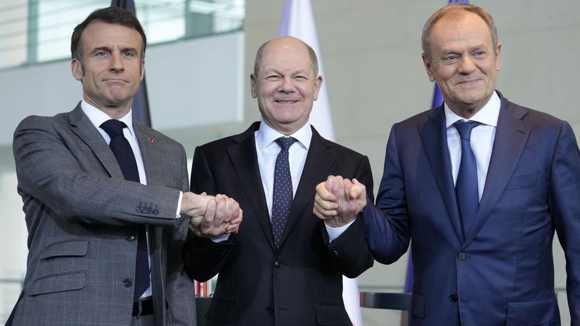 tusk, macron, scholz