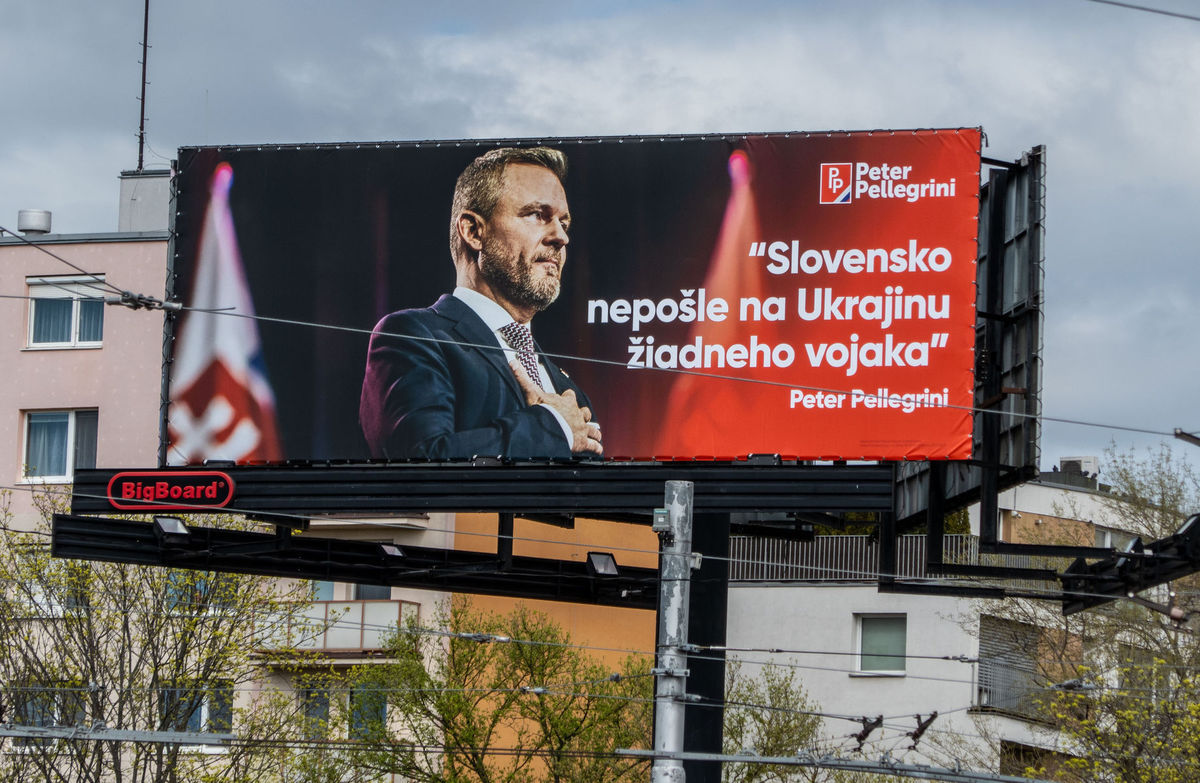 Nový bilbord Petra Pellegriniho v prezidentskej...