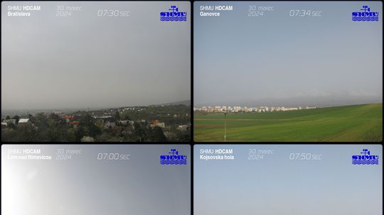 Na Slovensko sa dostalo veľké množstvo saharského prachu. Obloha sa sfarbila do biela