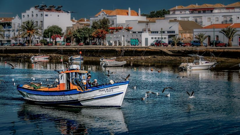 Algarve, Portugalsko, more, dovolenka, Tavira