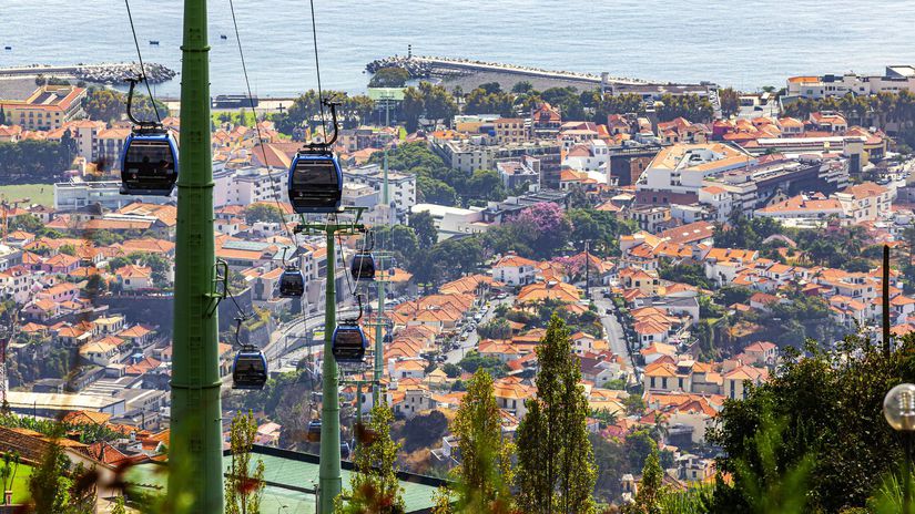 Madeira, Funchal, lanovka