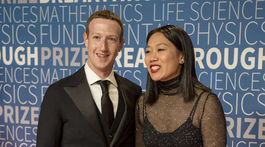 Mark Zuckerberg a jeho manželka Priscilla Chan