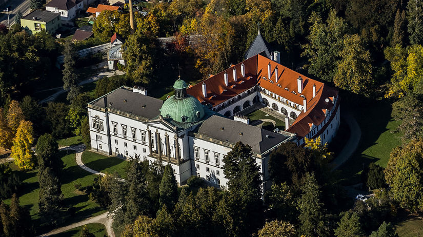 Na leteckej snímke z 11. októbra 2018 pohľad na...
