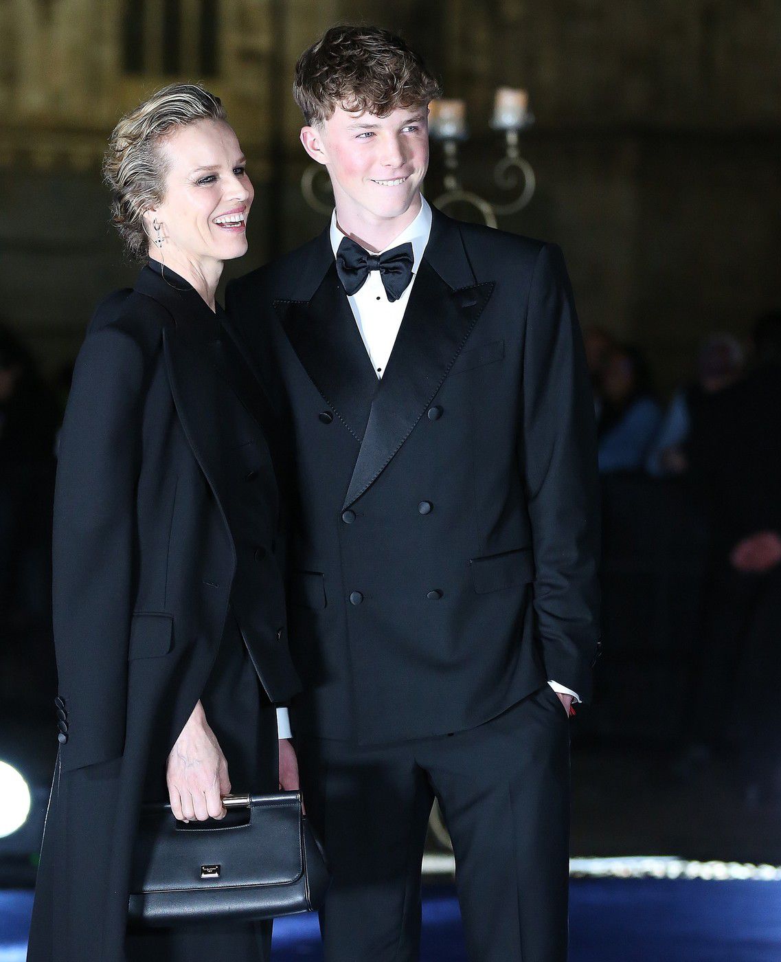 Česká topmodelka Eva Herzigová a jej syn George...