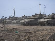 Izrael / Tank / Pásmo Gazy / Gaza /