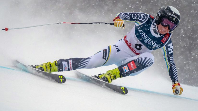 Lisa Hörnbladová lyžovanie