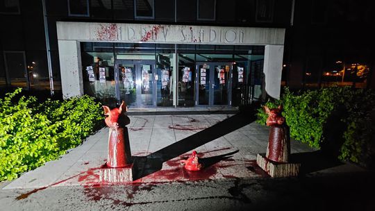 Odrezané prasacie hlavy a krv na štadióne. Protesty proti vedeniu českého klubu vrcholia