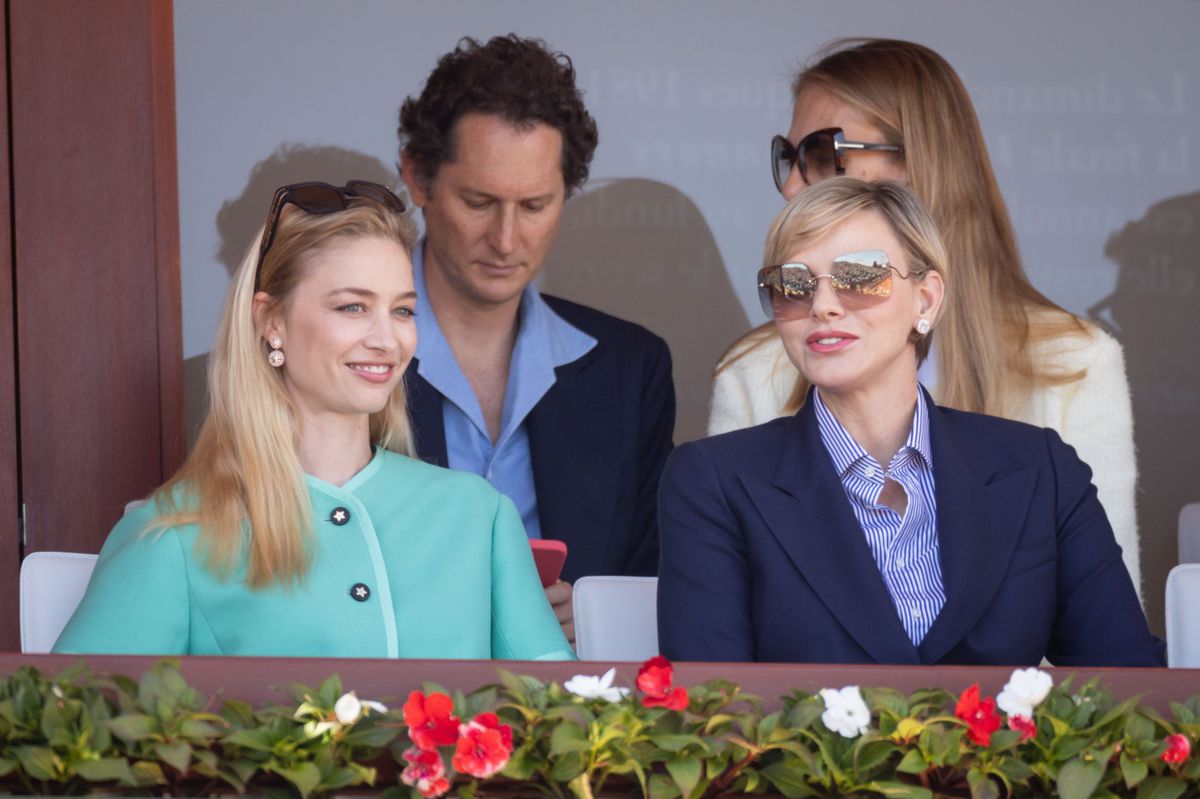 Beatrice Borromeo (vľavo) a princezná Charlene...