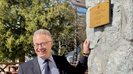 Nigel Baker, Alžbeta II., odhalenie pamätnej tabule, Vysoké Tatry