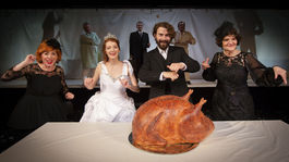 Pohreb alebo svadba - čo skôr,  Gabriela Dzuríková,  Annamária Janeková, Richard Autner,  Jana Oľhová