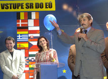 SR Bratislava EÚ referendum Dzurinda oslavy