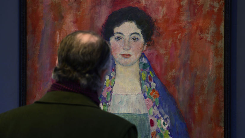 Gustav Klimt, obraz Portrét slečny Lieserovej