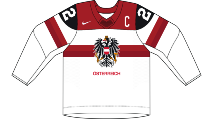 Rakúsko - domáci dres.