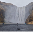 Vodopád, Skógafoss, Island, mReportér