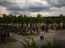 vojna na Ukrajine, Kyjev, cintorín