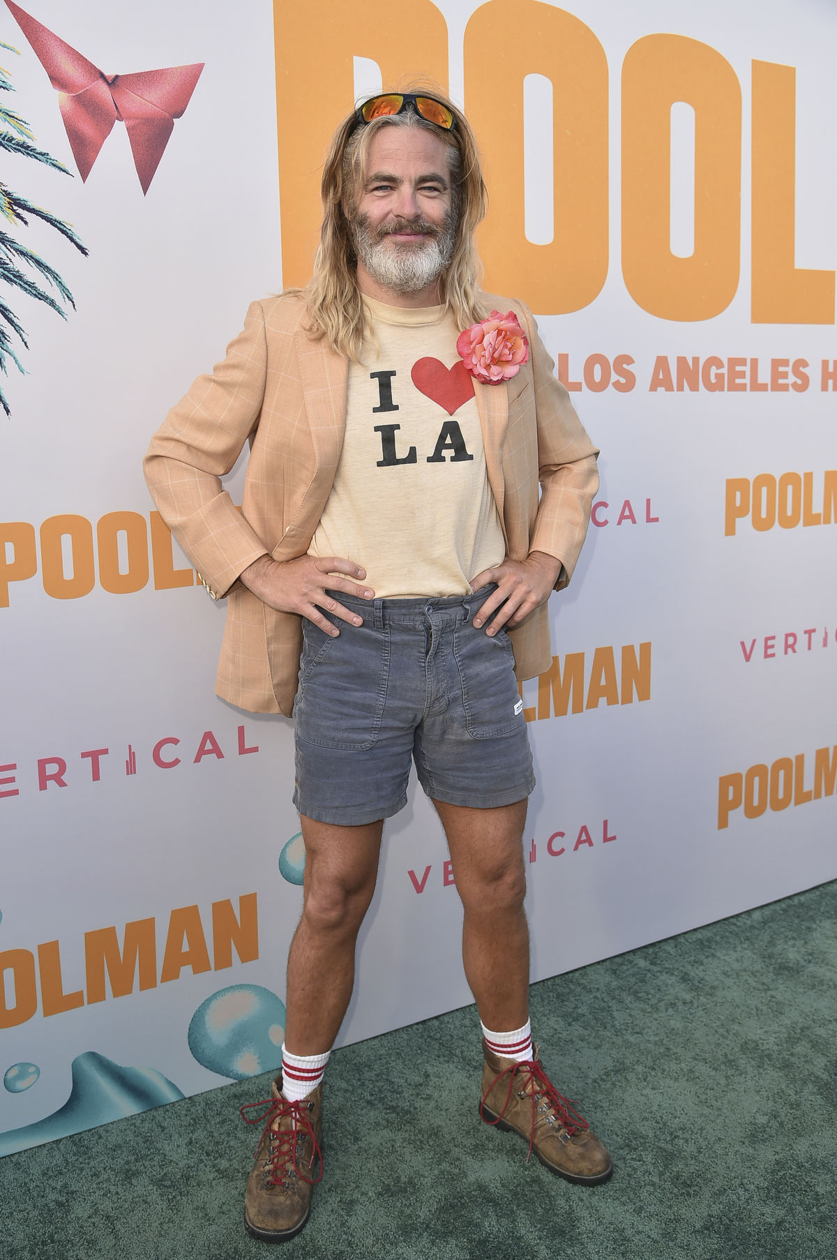Herec Chris Pine na premiére snímky Poolman v...
