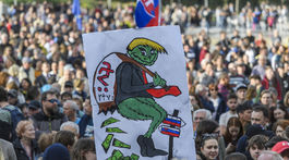 SR Bratislava PS protivládny protest BAX