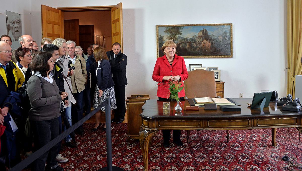 Niekdajšia spolková kancelárka Angela Merkelová...