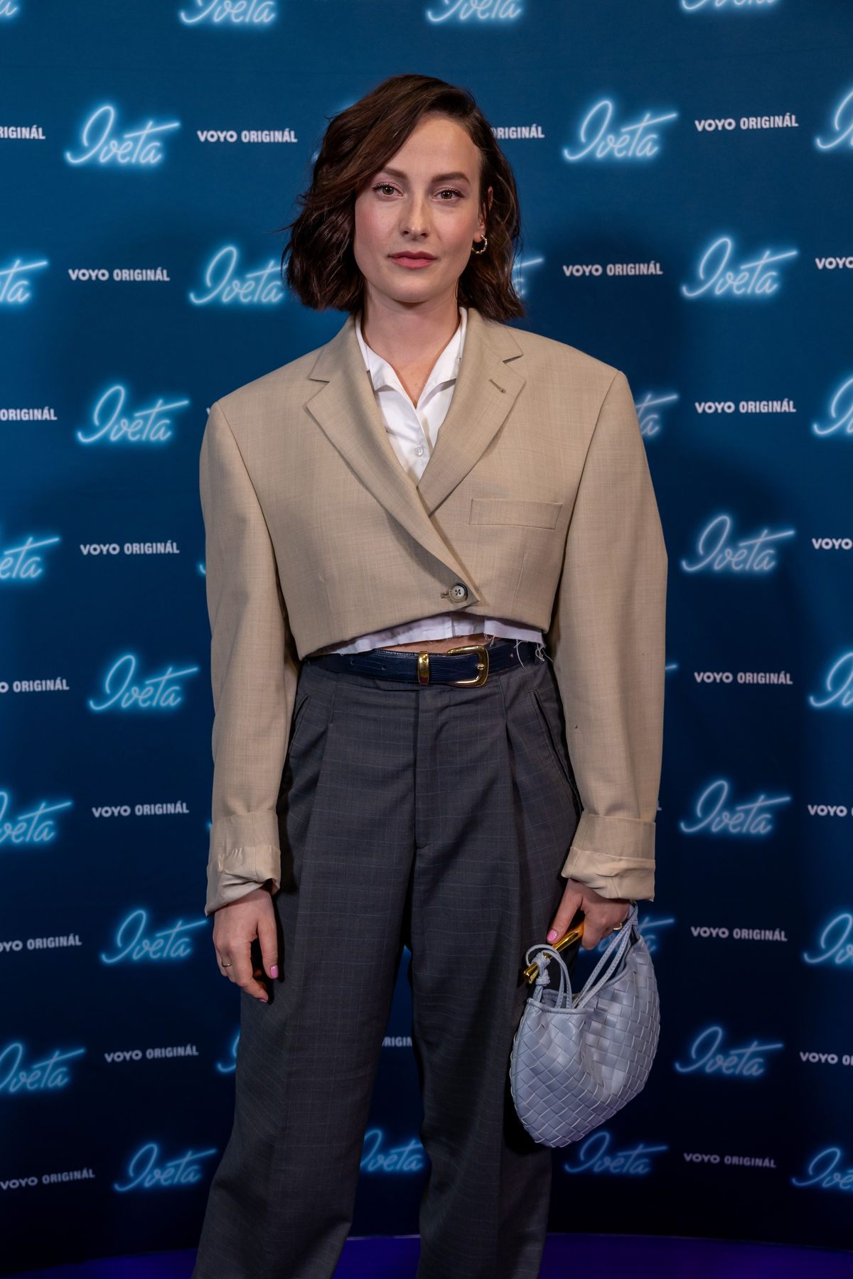 Herečka Anna Fialová na premiére tretej série...