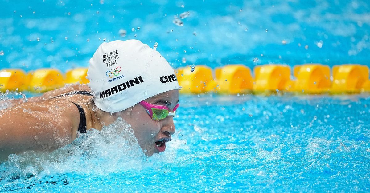 Plavkyňa Yusra Mardini ako členka Olympijského...